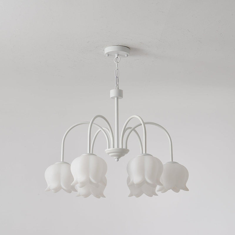 Curved Arm Bell Chandelier