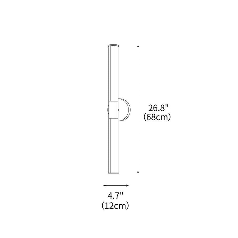 Cylinder Glow Wall Light 4.7"