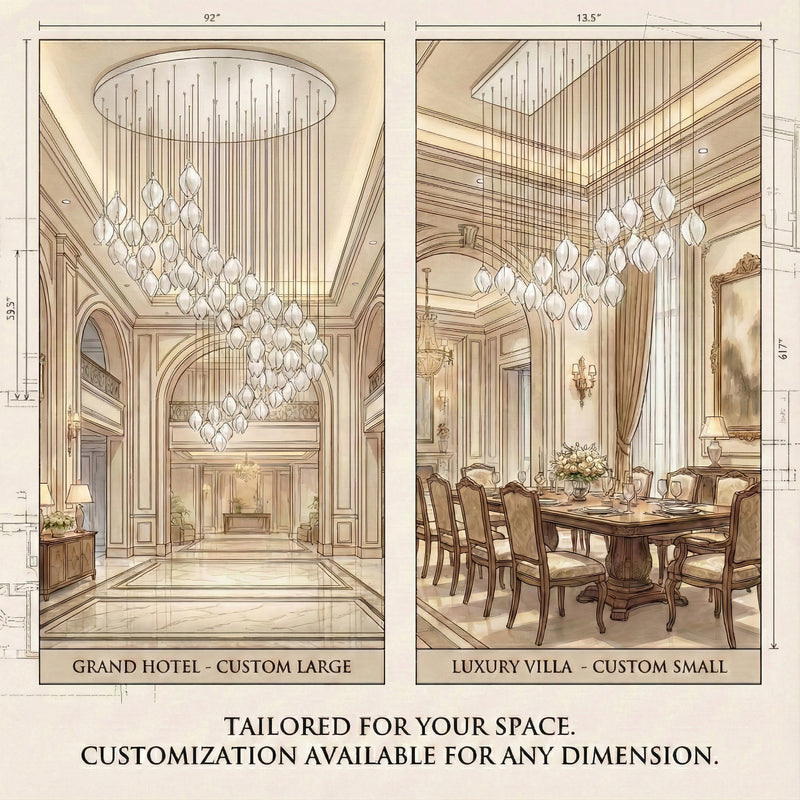 DIY Ceramic Flower Chandelier