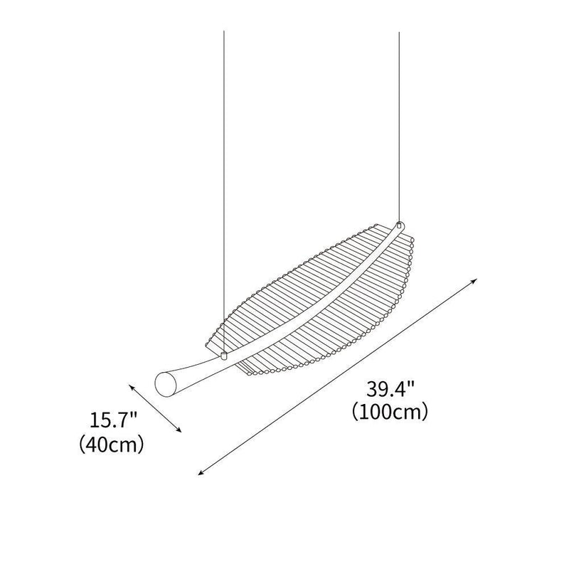 DIY Leaf LED Chandelier