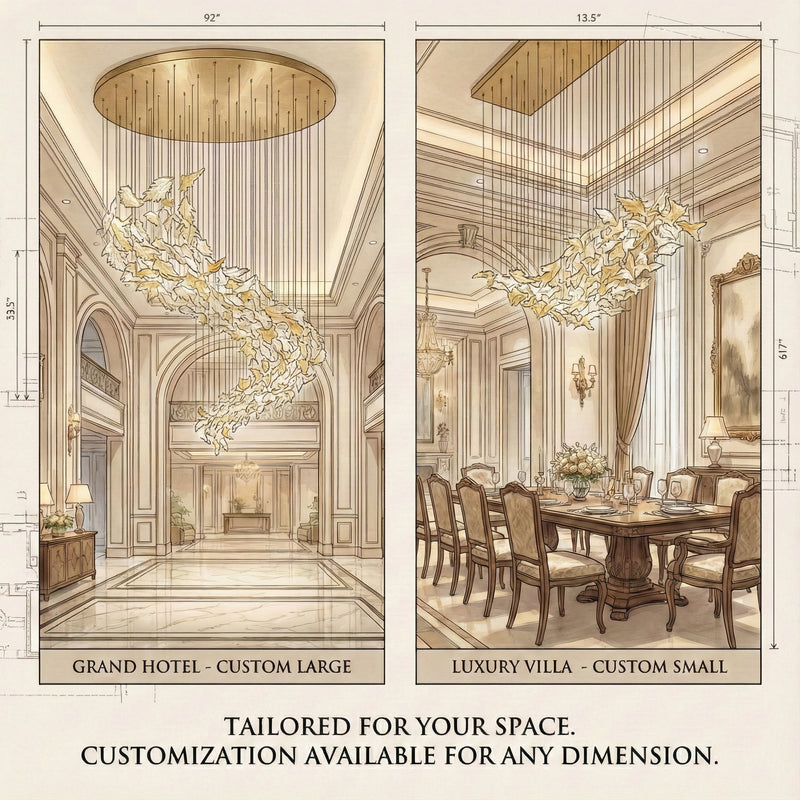 DIY Maple Leaf Chandelier