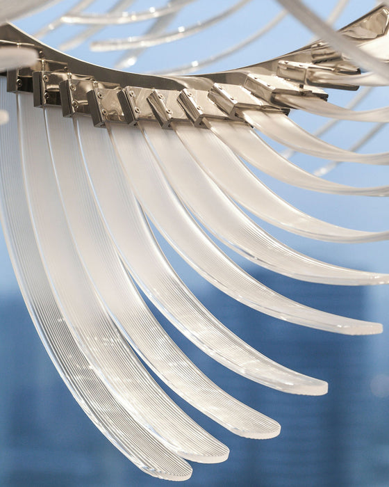 DIY Bird Feather Wings Chandelier