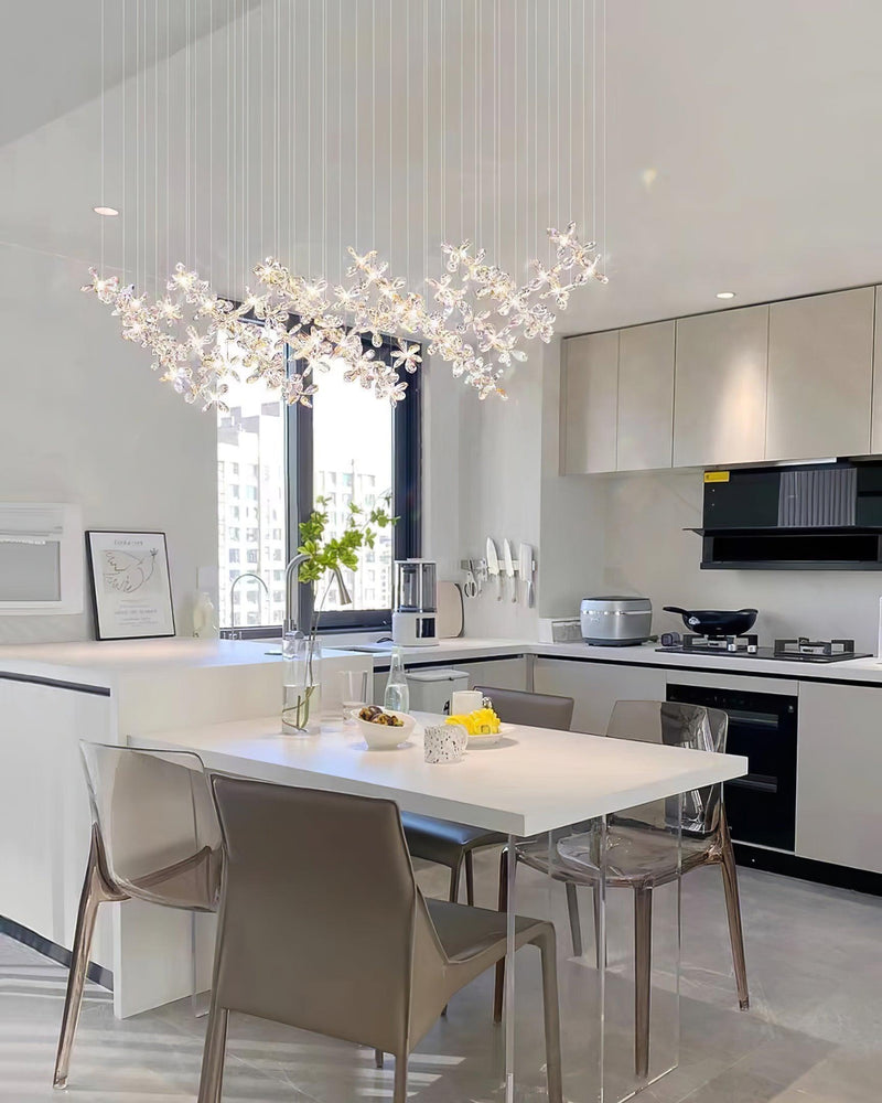 DIY Floating Butterfly Chandelier