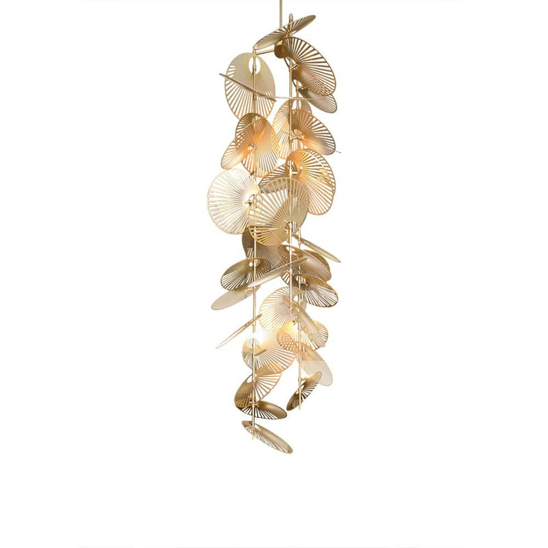 DIY Leaf Chandelier