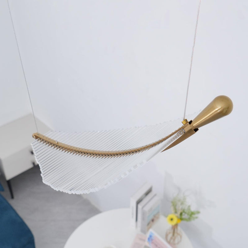 DIY Leaf LED Chandelier