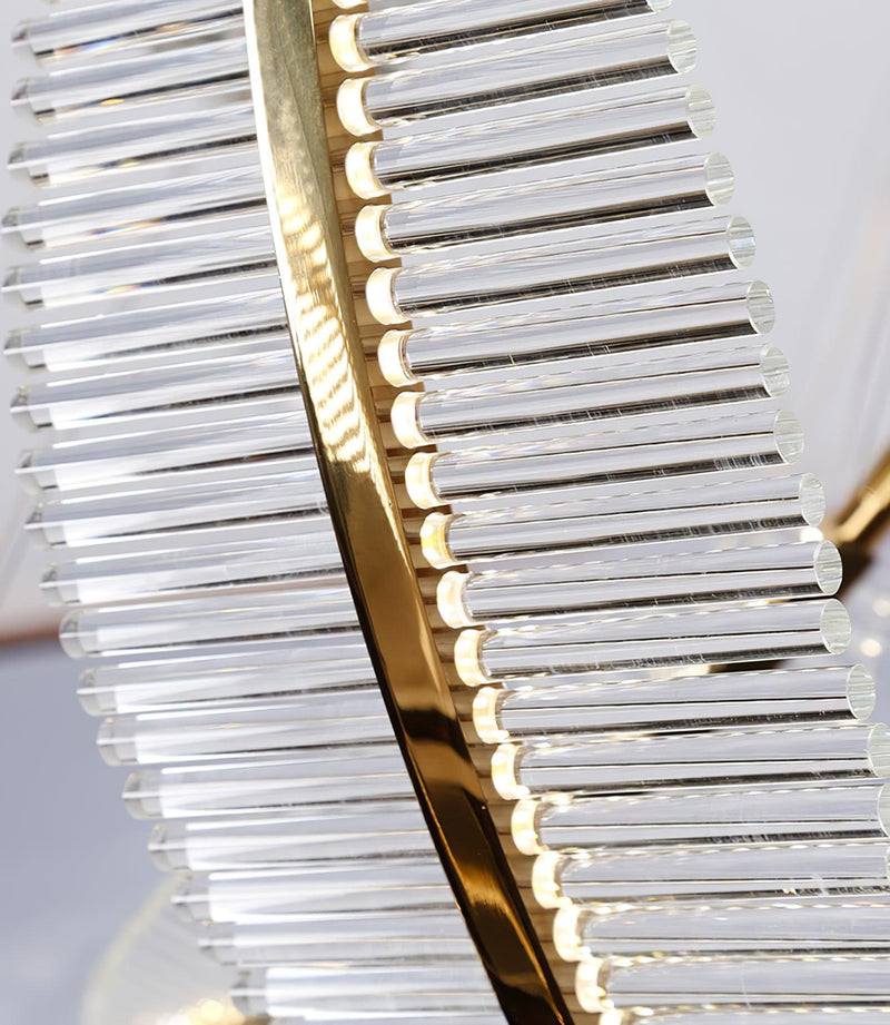 DIY Leaf LED Chandelier