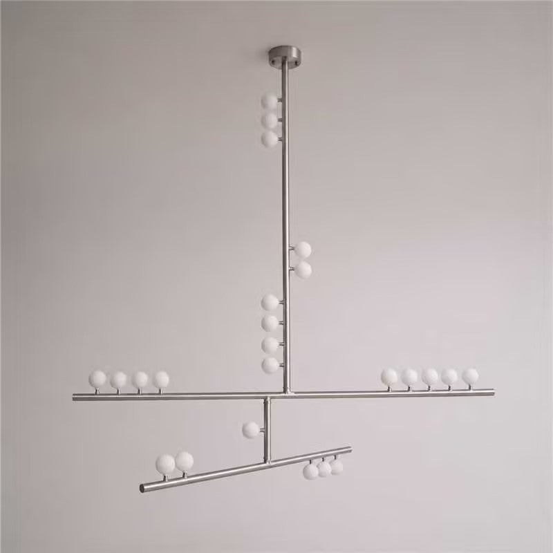 DIY Luminous Cascade Chandelier