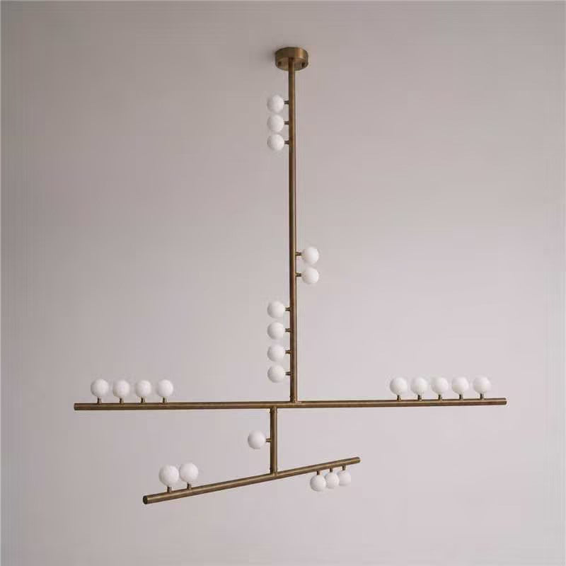 DIY Luminous Cascade Chandelier