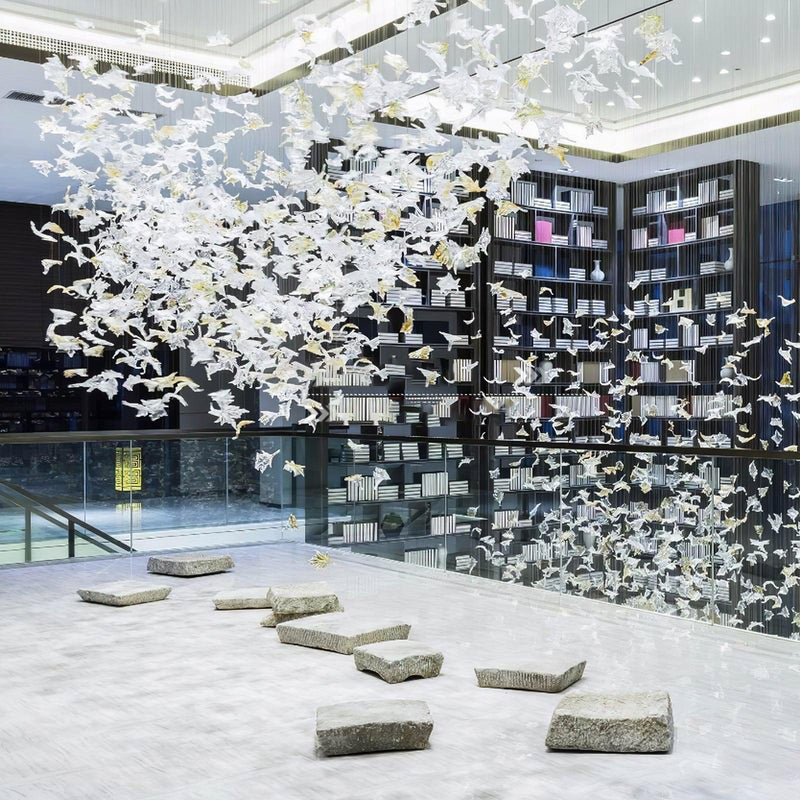 DIY Maple Leaf Chandelier