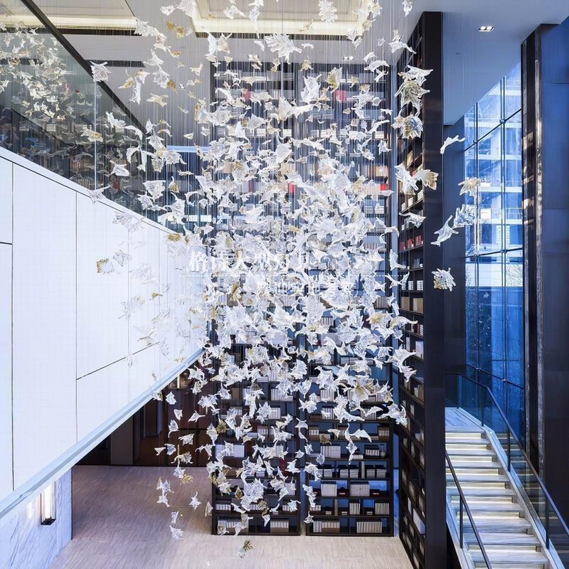 DIY Maple Leaf Chandelier