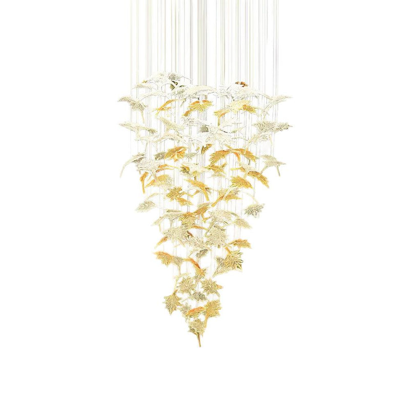 DIY Maple Leaf Chandelier