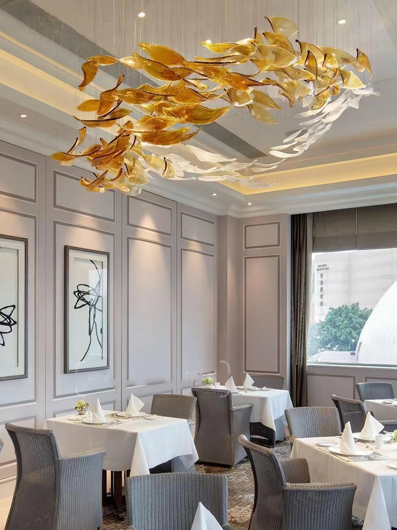 DIY Ocean Current Chandelier