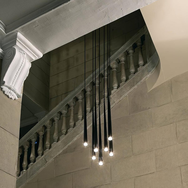 DIY Slender Cone Chandelier