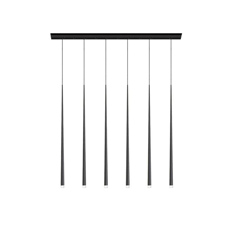 DIY Slender Cone Chandelier