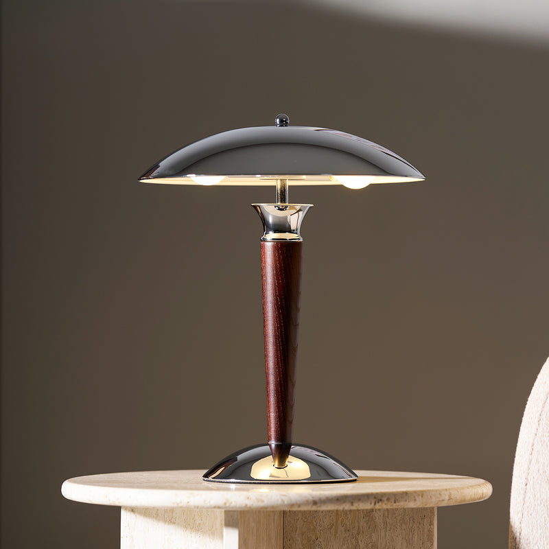 Helmet Table Lamp 11.8"