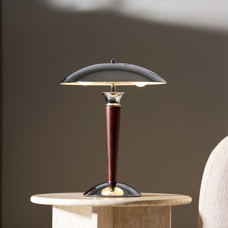 Helmet Table Lamp 11.8"