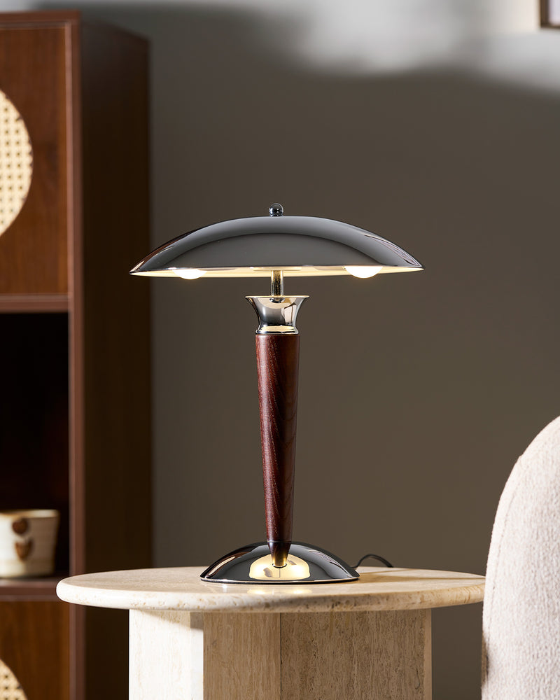 Helmet Table Lamp 11.8"