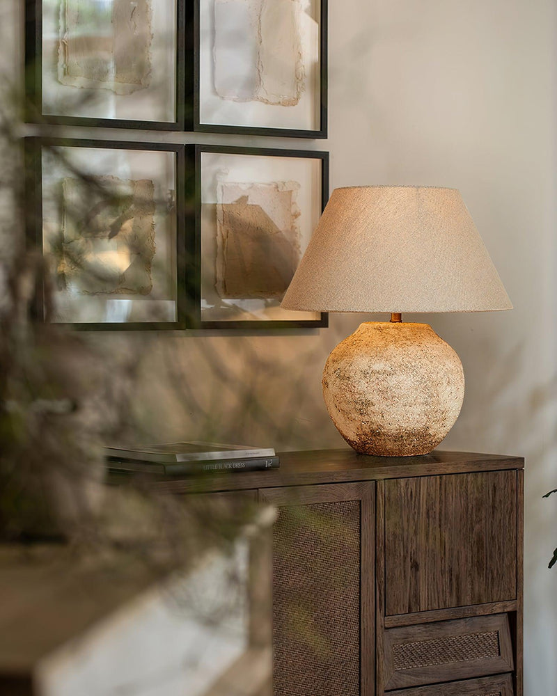 Desert Sand Table Lamp 16.5"