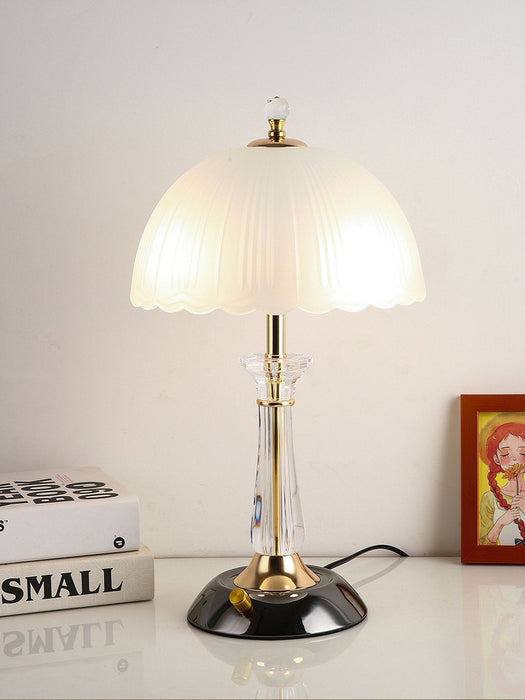 Domed Glass Table Light 9.8"