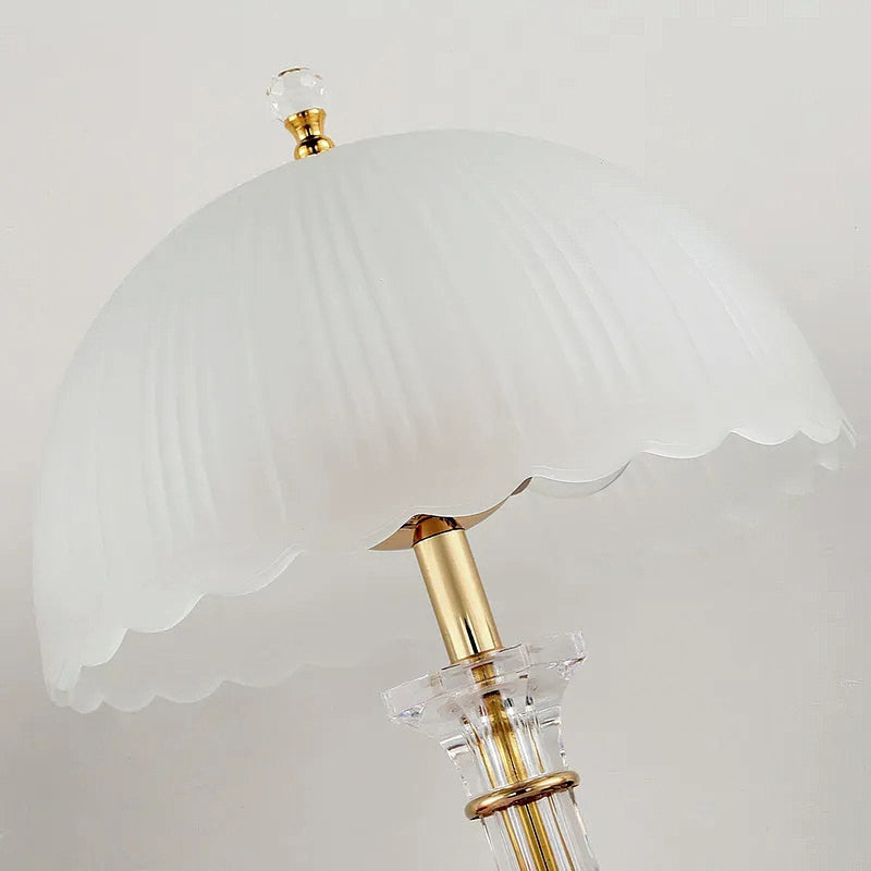 Domed Glass Table Light 9.8"