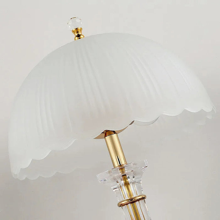 Domed Glass Table Light 9.8"