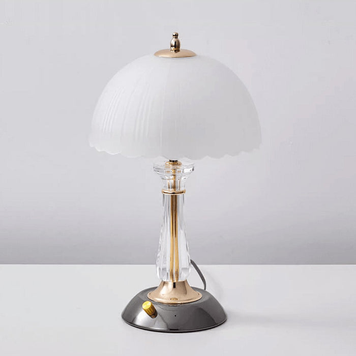 Domed Glass Table Light 9.8"