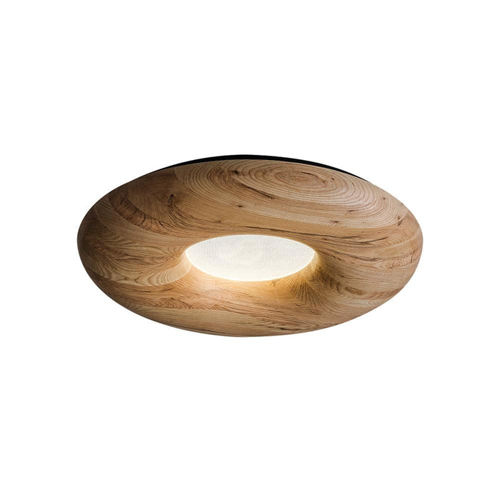 Donut Wood Ceiling Light 31.5"