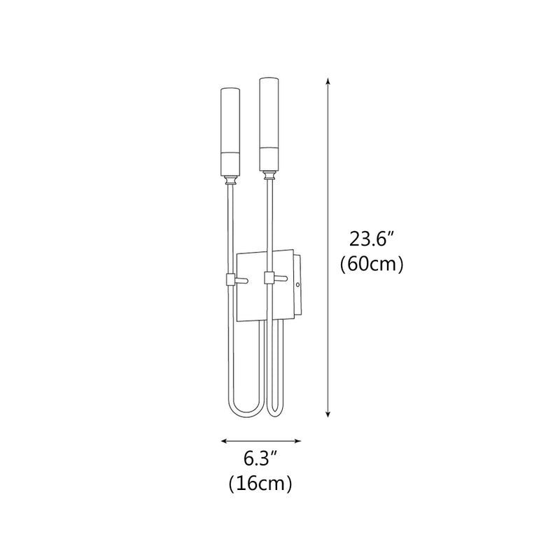 Double Arrow Wall Sconce