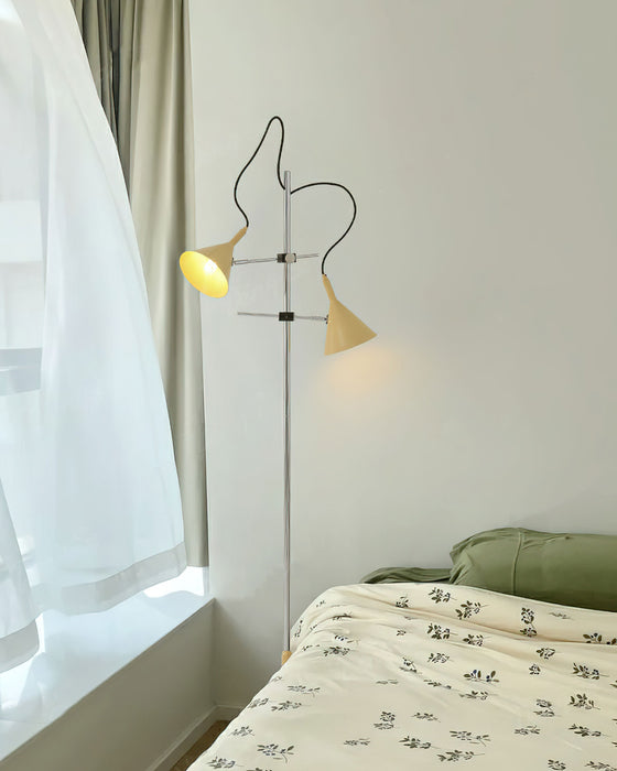 Double Bar Floor Lamp 9.8"