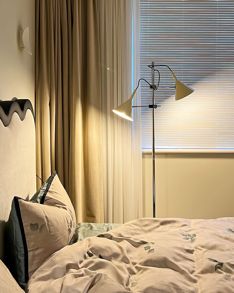 Double Bar Floor Lamp 9.8"