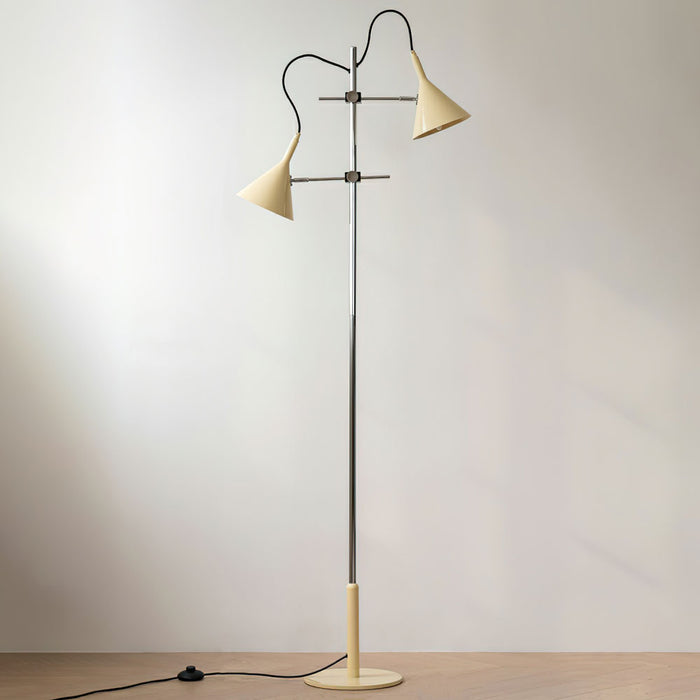 Double Bar Floor Lamp 9.8"