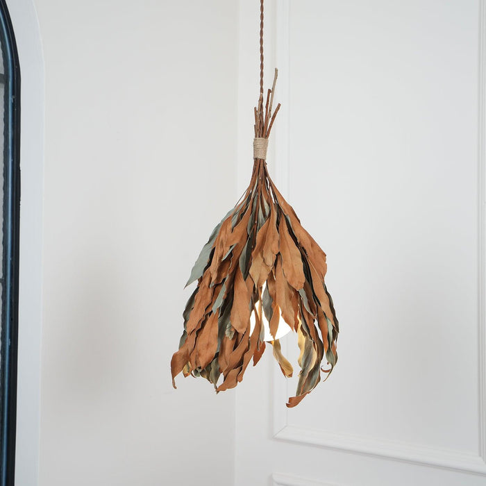 Double Sided Leaf Pendant Lamp 13.8"