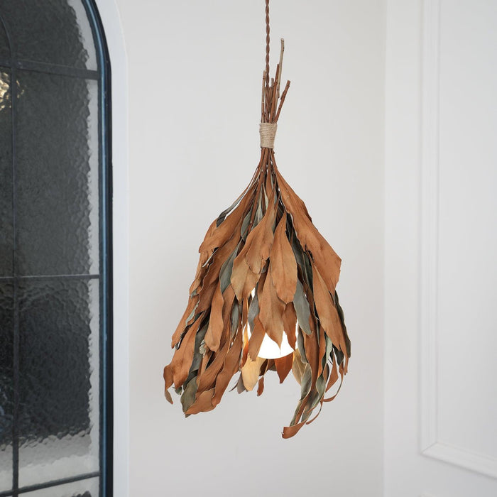 Double Sided Leaf Pendant Lamp 13.8"