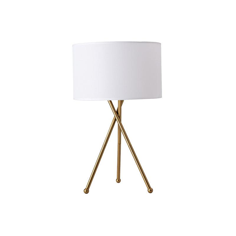 Drum Shaped Table Lamp 13.8"