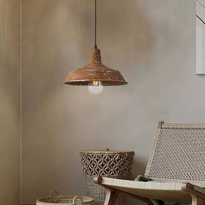 Earthen Bell Pendant Light 10.2"