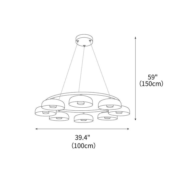 Eclipse Halo Chandelier