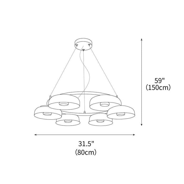 Eclipse Halo Chandelier