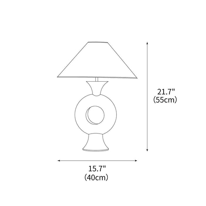 Eclipse Table Lamp 15.7"