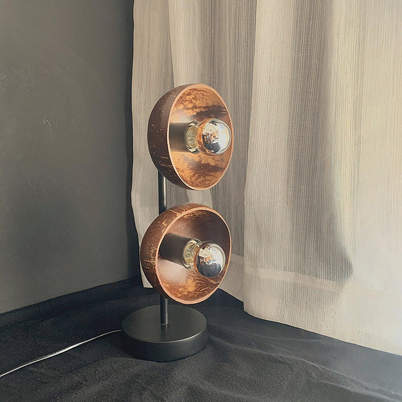 Eclipse Walnut Table Lamp