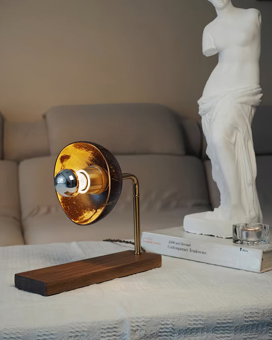 Eclipse Walnut Table Lamp