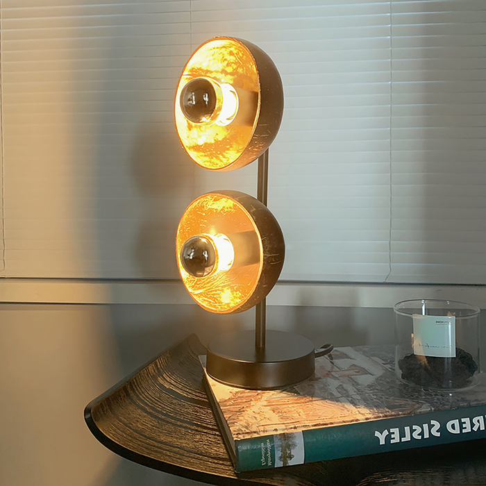 Eclipse Walnut Table Lamp