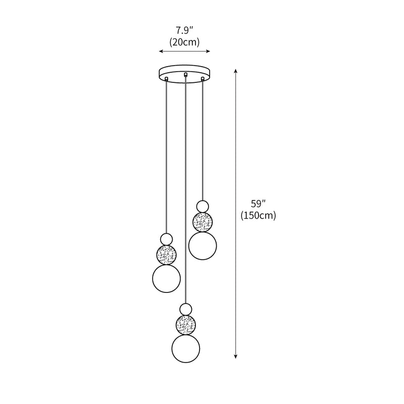 Elara Duo Pendant Lamp 4.3"
