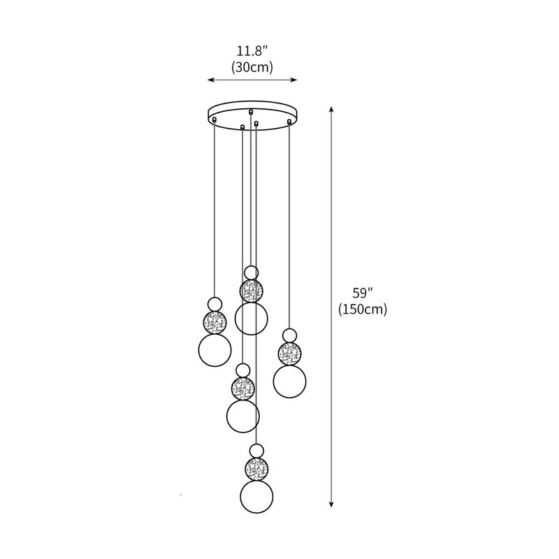 Elara Duo Pendant Lamp 4.3"
