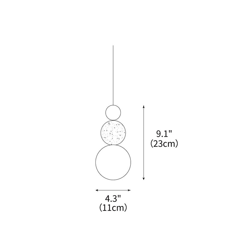 Elara Duo Pendant Lamp 4.3"