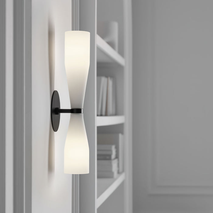 Elara Double Cone Wall Lamp 3"