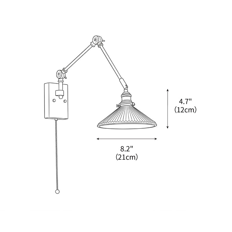 Elia Swing Arm Wall Lamp