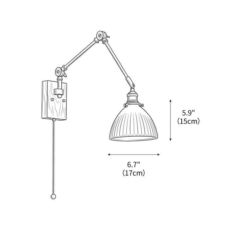 Elia Swing Arm Wall Lamp