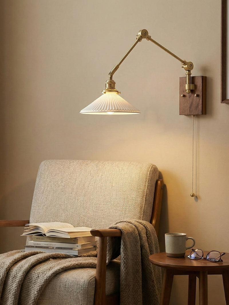 Elia Swing Arm Wall Lamp