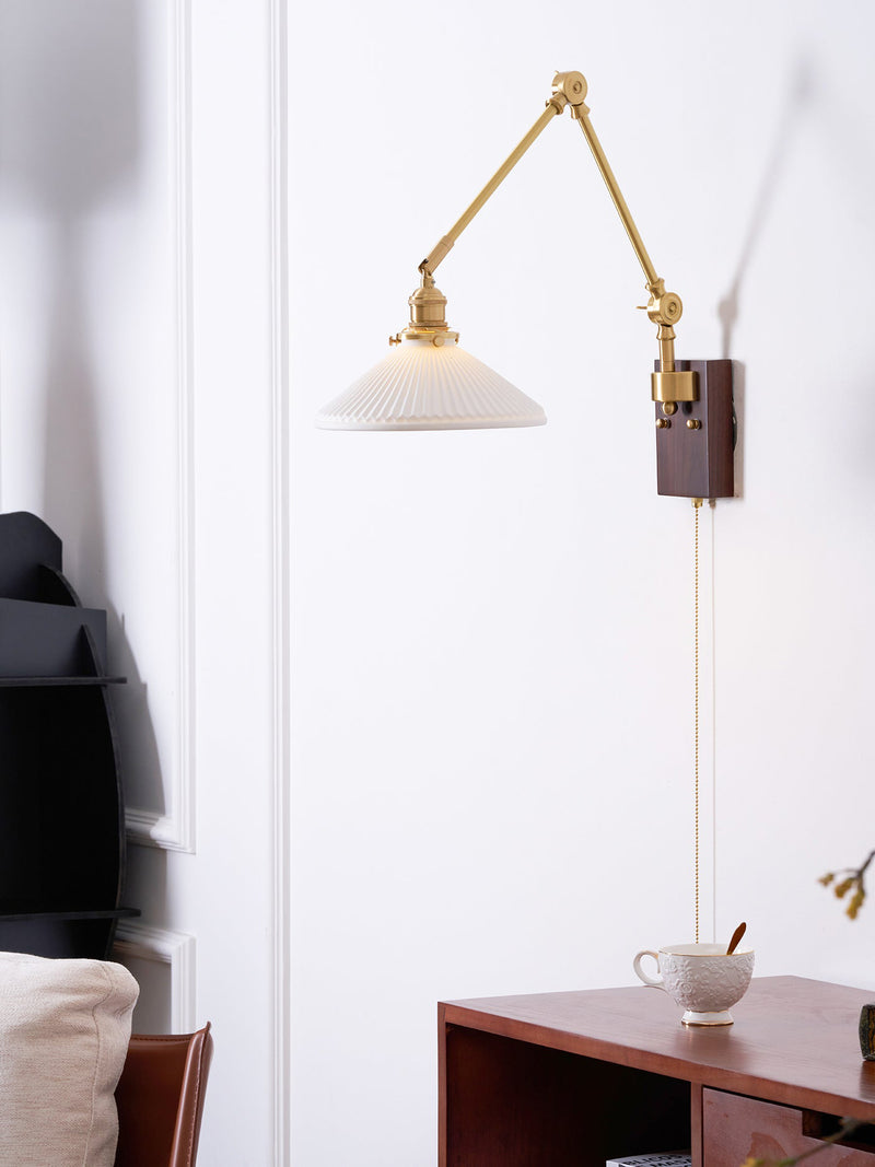 Elia Swing Arm Wall Lamp