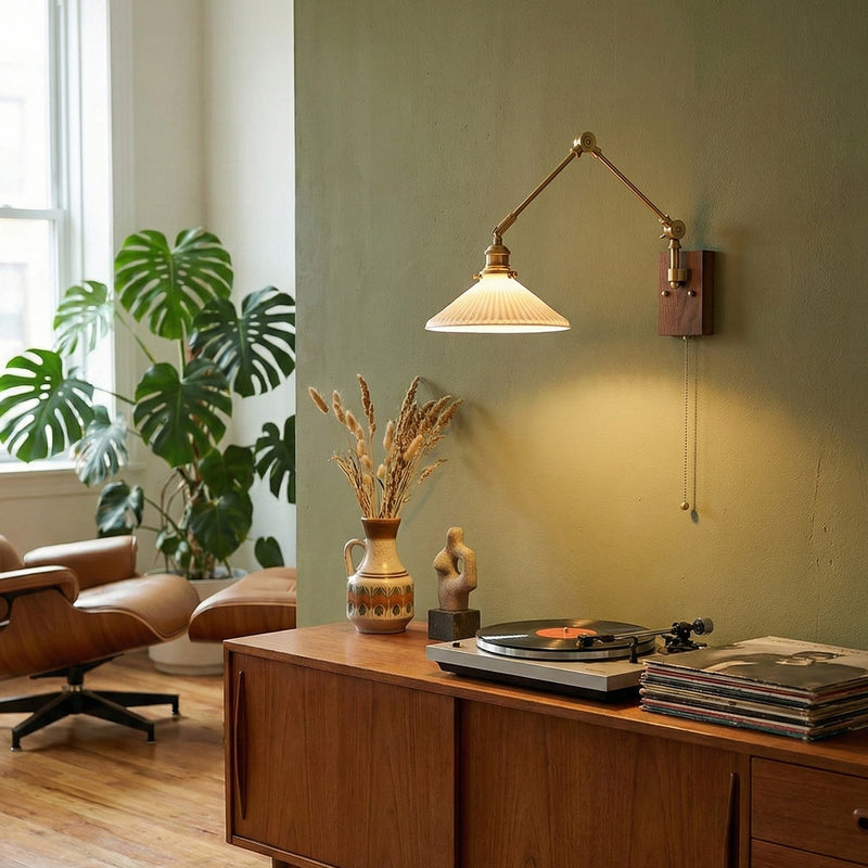 Elia Swing Arm Wall Lamp